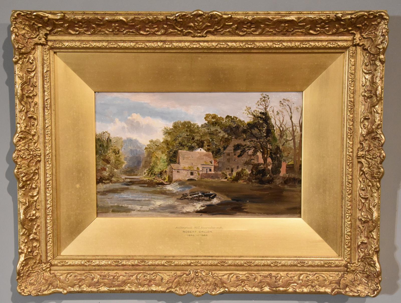 Oil Painting by Robert Gallon - Killinghall Mill, Knaresborough (1 of 5)