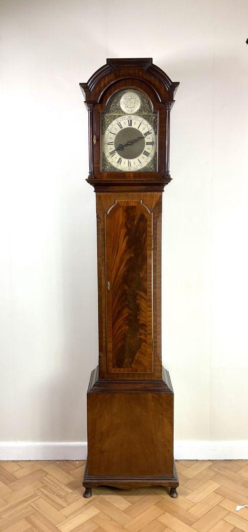 Mahogany Musical Chiming Grandfather  8 Day Longcase Clock (1 of 9)