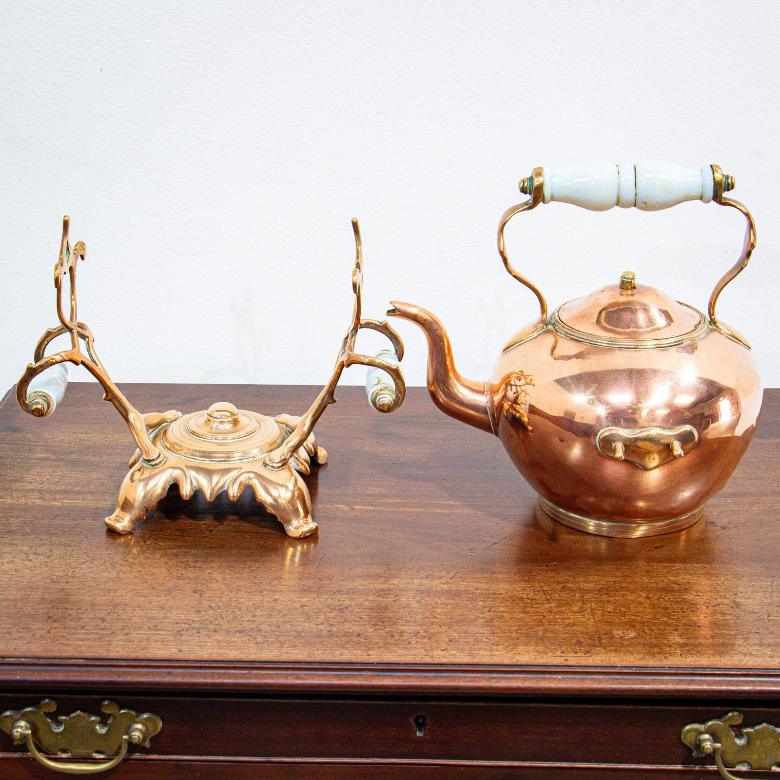 Victorian Copper Kettle & Stand (1 of 6) Victorian Copper Kettle & Stand (1 of 6)