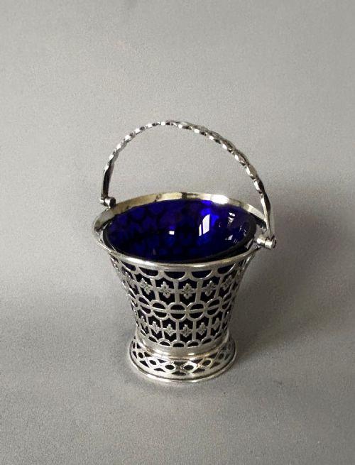 Gorgeous Victorian Pierced Silver Bonbon Basket (1 of 9)
