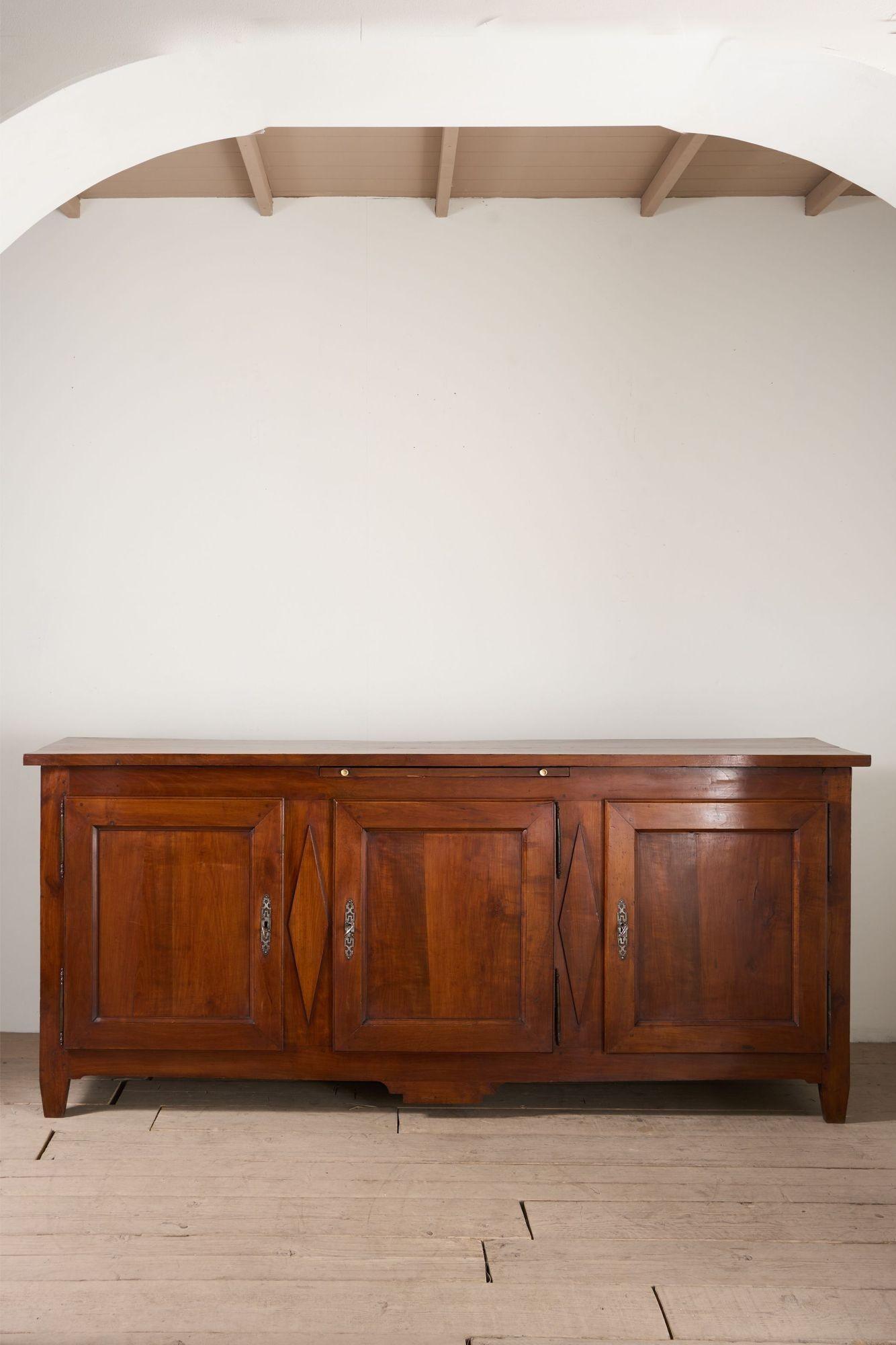 19th Century Solid Cherrywood Sideboard (1 of 10) 19th Century Solid Cherrywood Sideboard (1 of 10)