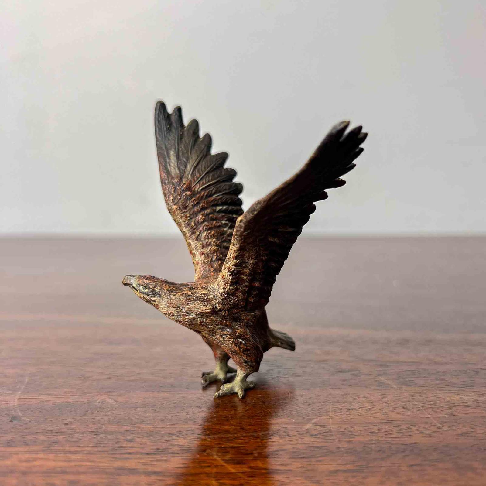 Austrian Cold Painted Bronze Eagle (1 of 8) Austrian Cold Painted Bronze Eagle (1 of 8)