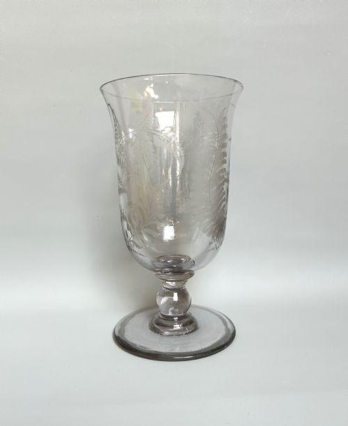 Pretty Victorian Fern Etched Celery Vase (1 of 6)