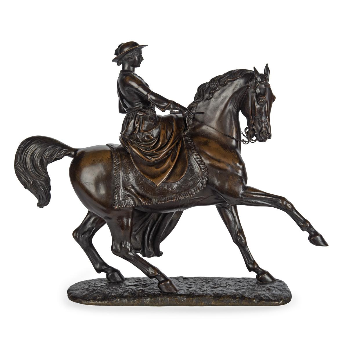 Bronze Equestrian Portrait of Queen Victoria by Thornycroft (1 of 14)