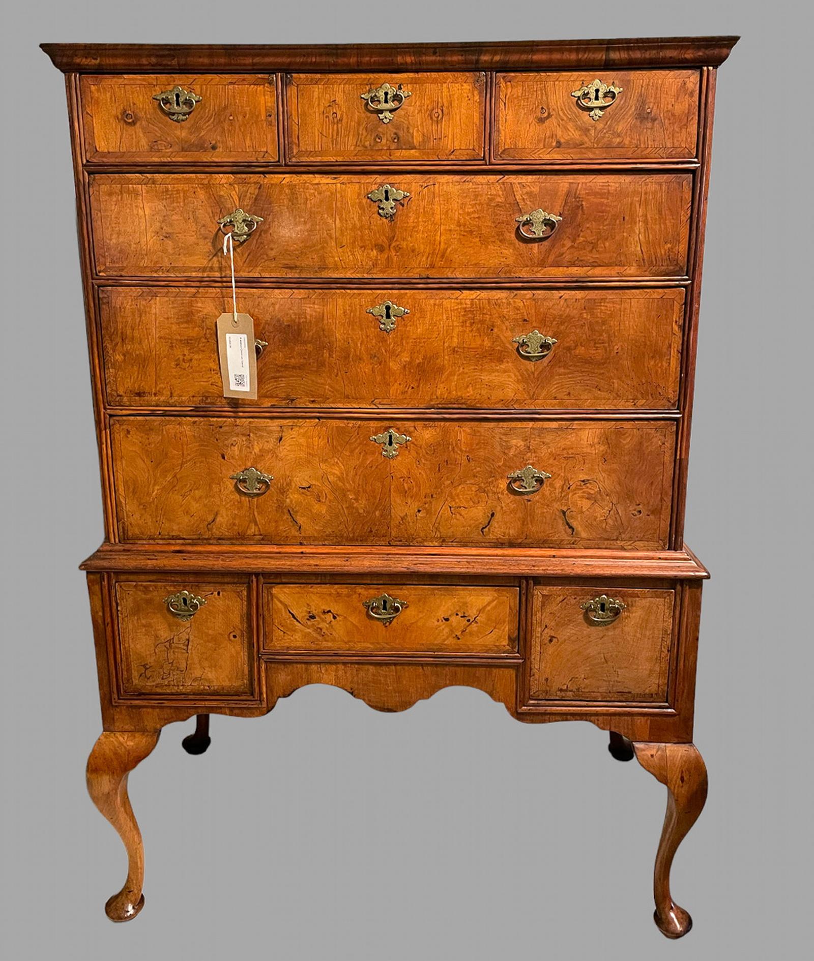 Walnut Chest on Stand (1 of 5) Walnut Chest on Stand (1 of 5)