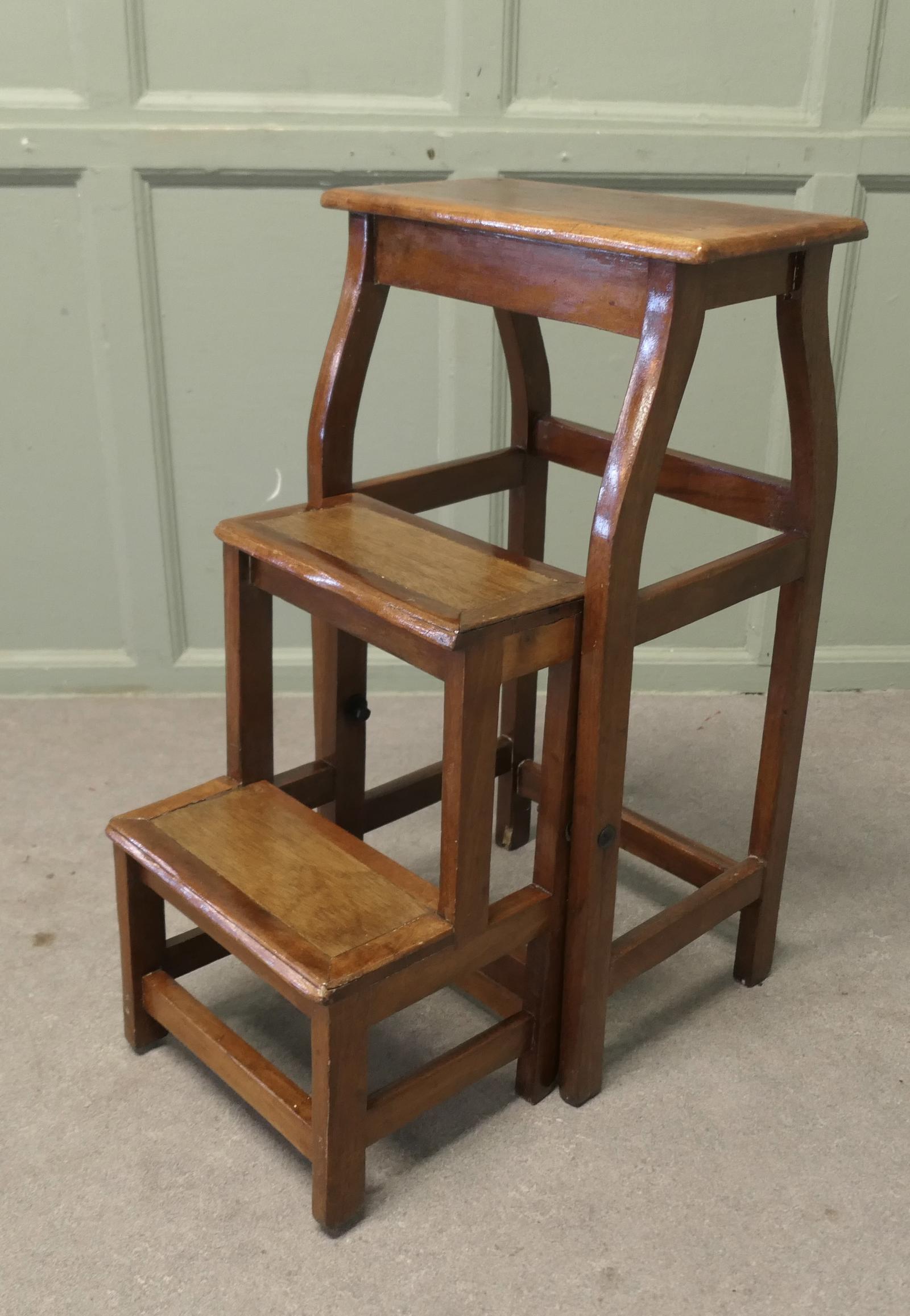 Metamorphic Walnut Kitchen or Shop Step Stool (1 of 6) Metamorphic Walnut Kitchen or Shop Step Stool (1 of 6)
