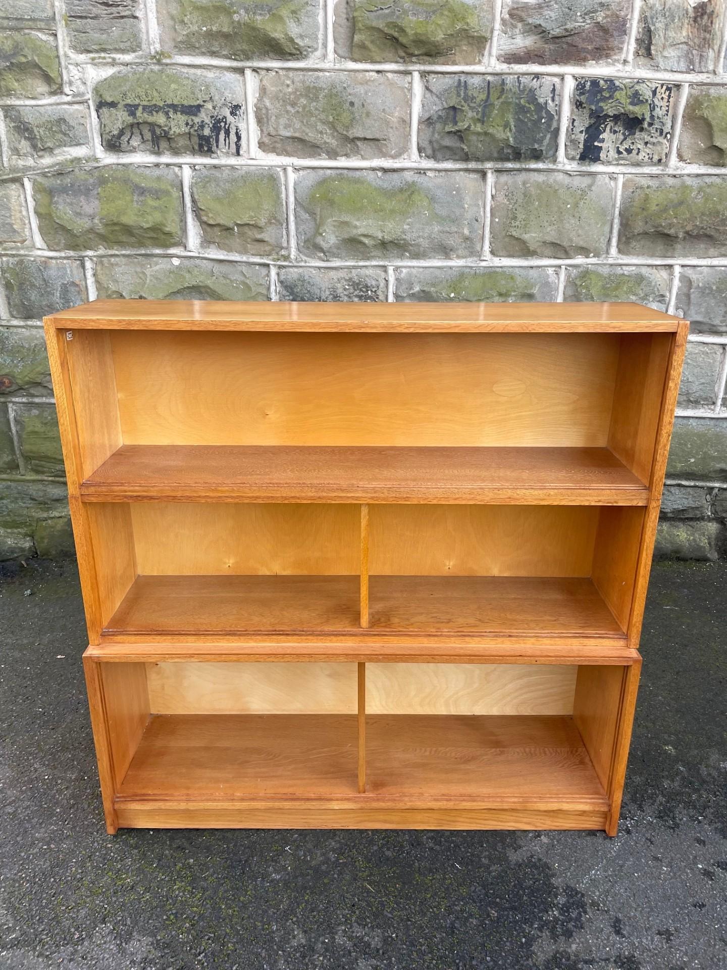 Golden Oak Stacking Library Bookcases Bookshelves (1 of 6)