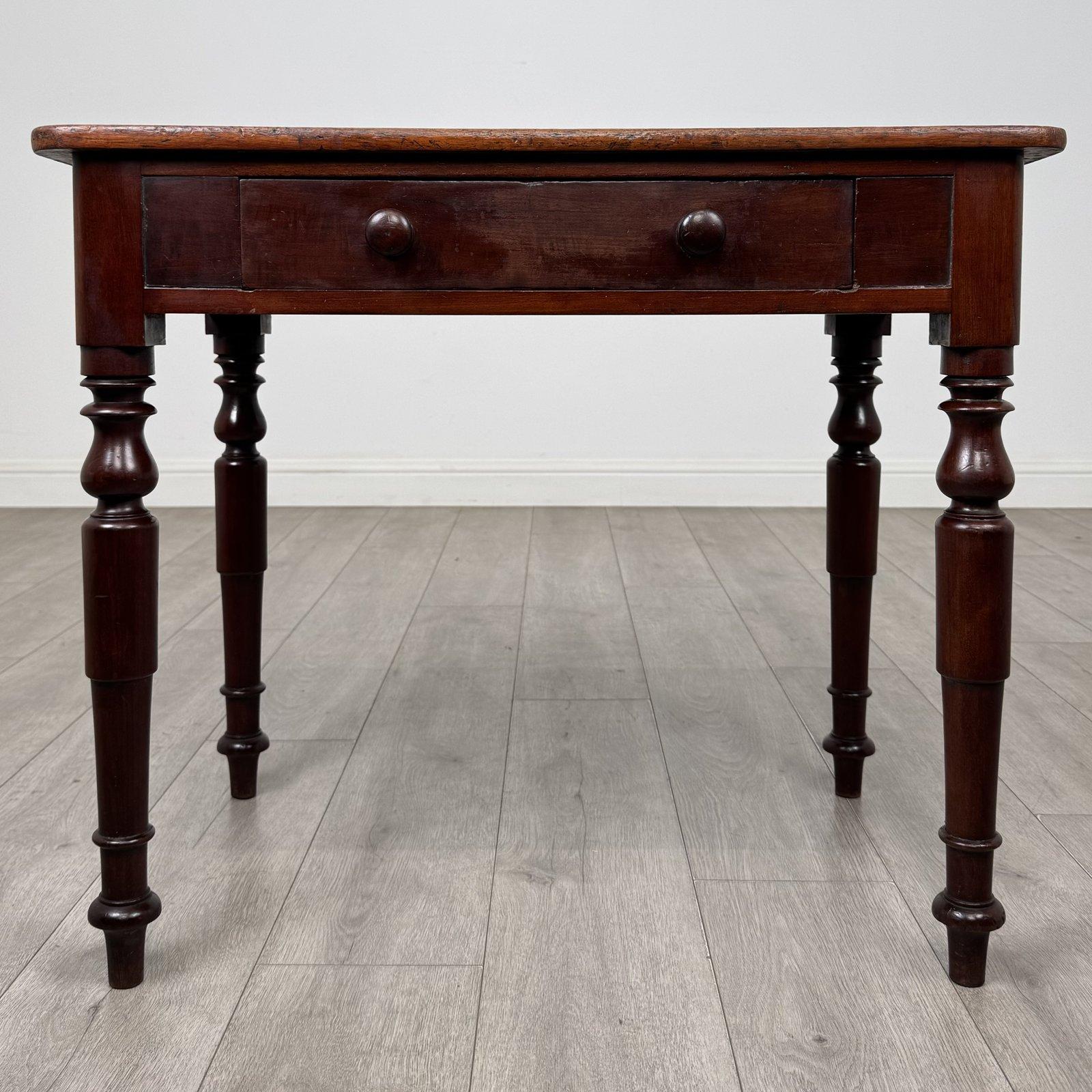 Antique Victorian Mahogany Writing Table | Turned Legs | AF-6440 (1 of 11) Antique Victorian Mahogany Writing Table | Turned Legs | AF-6440 (1 of 11)