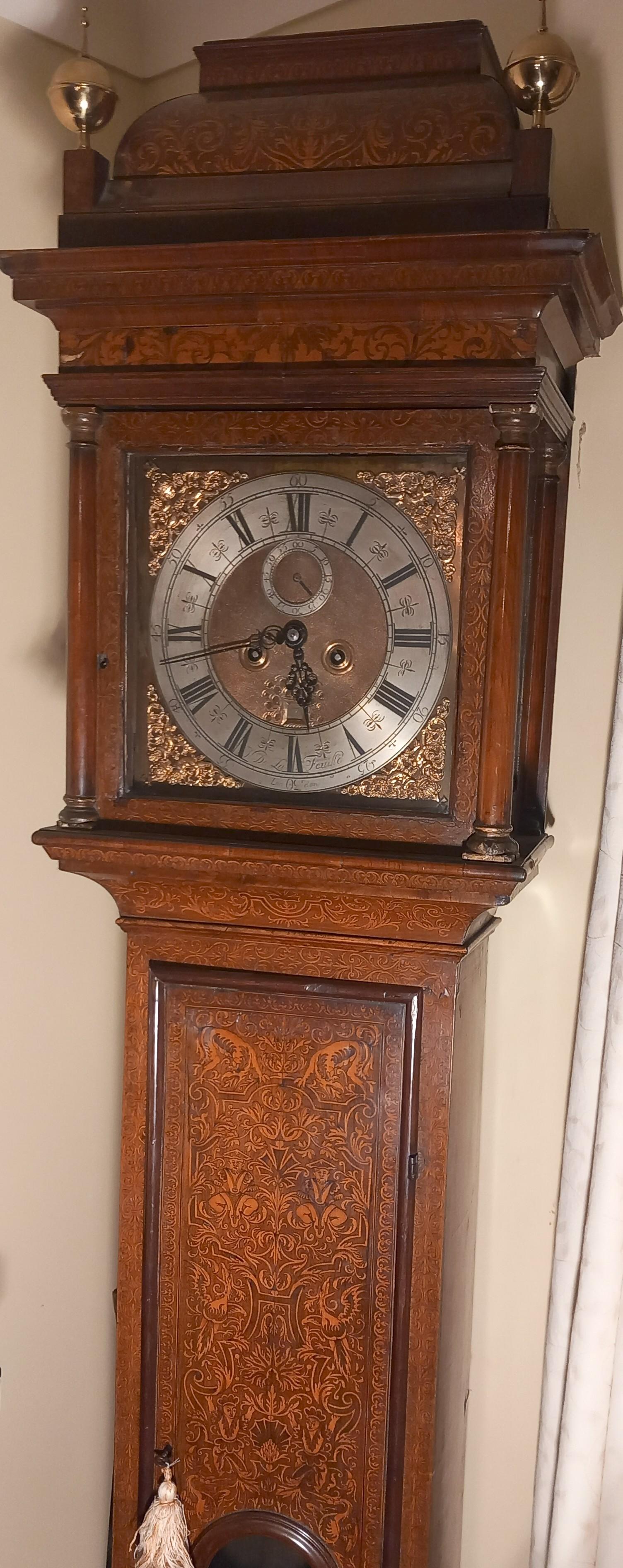 Antique Marquetry "London" Longcase Clock (1 of 7)