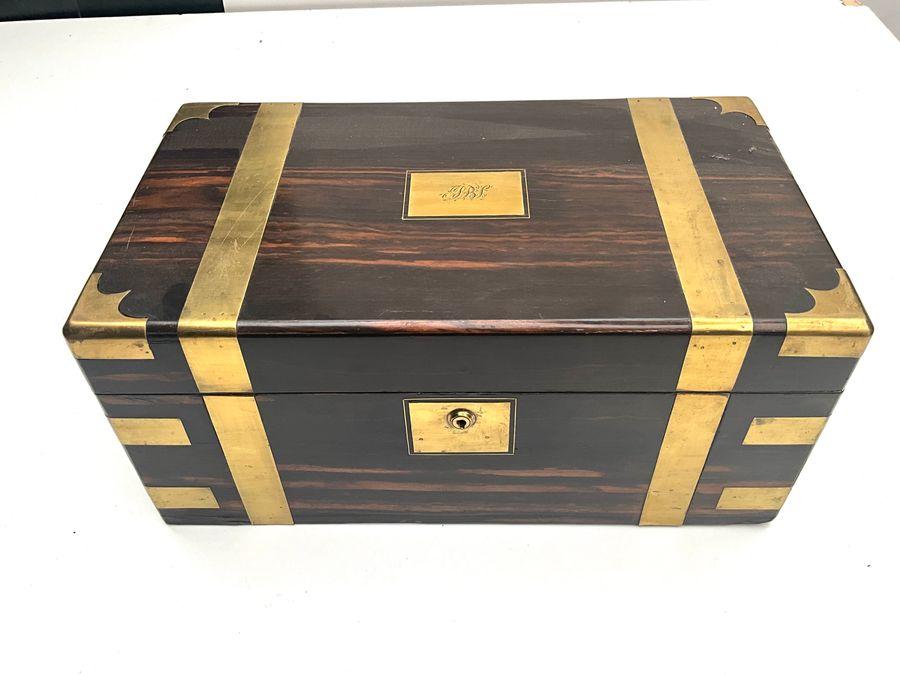 WRITING SLOPE COROMANDEL WITH SECRET DRAWERS (1 of 15)