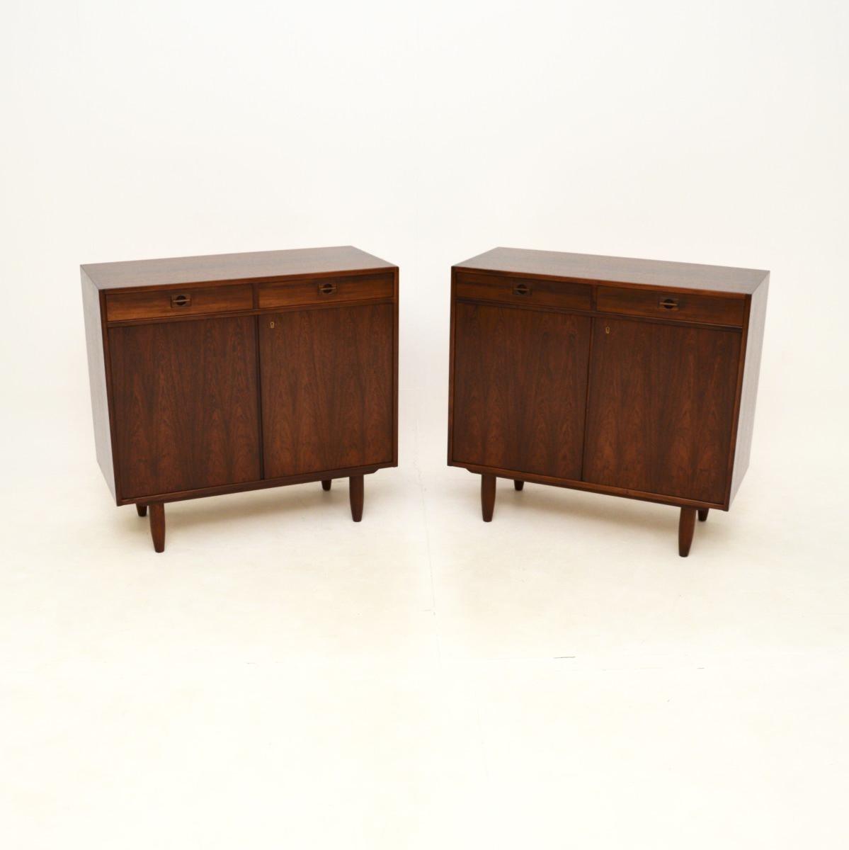 Pair of Danish Vintage Rosewood Cabinets (1 of 12)
