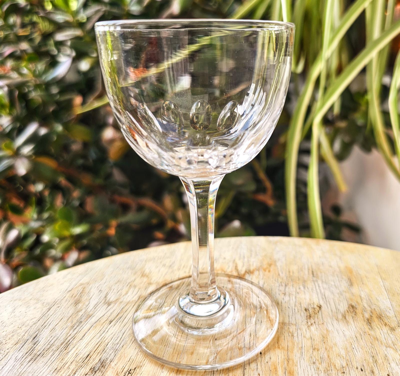 Regency Facet Cut Port Glass c.1825 (1 of 6)