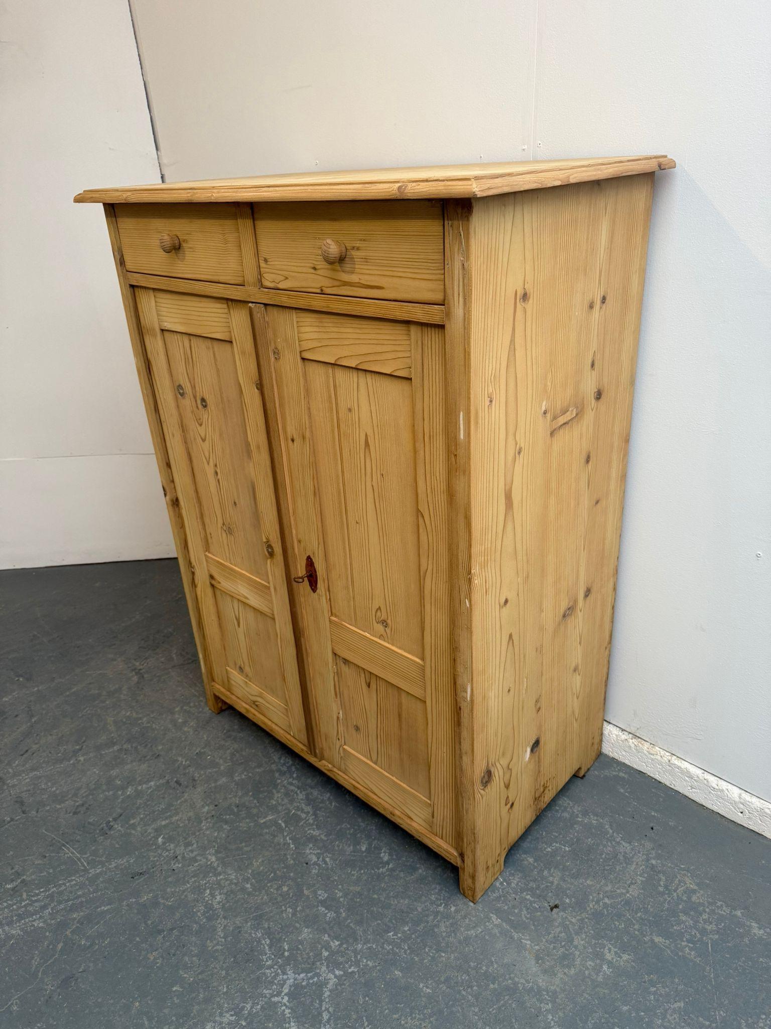 Mint Clean Antique Victorian Pine Multifunctional Cupboard to wax  /paint (1 of 9)