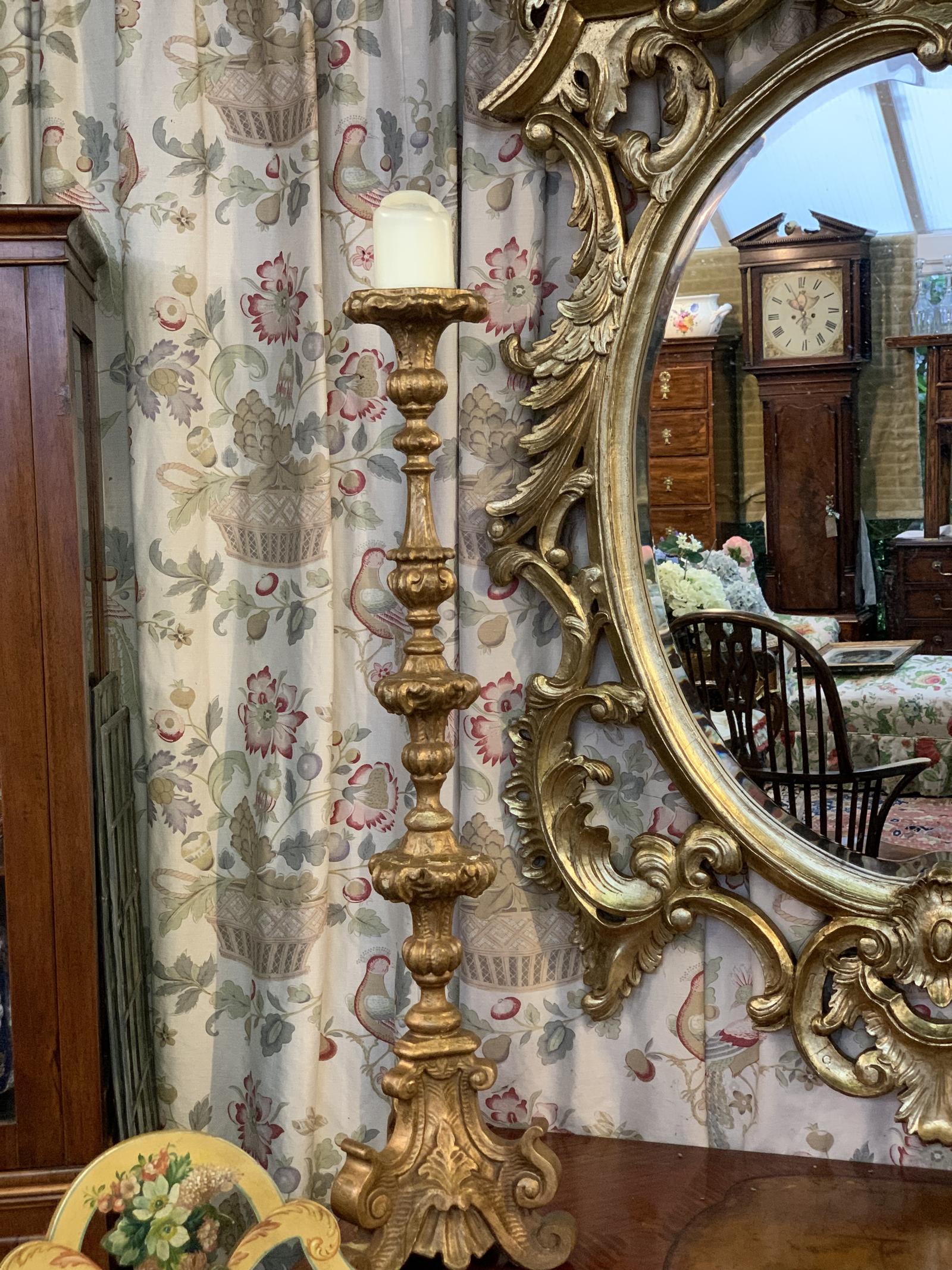 Pair of Italian Giltwood Altar Candlesticks (1 of 24)