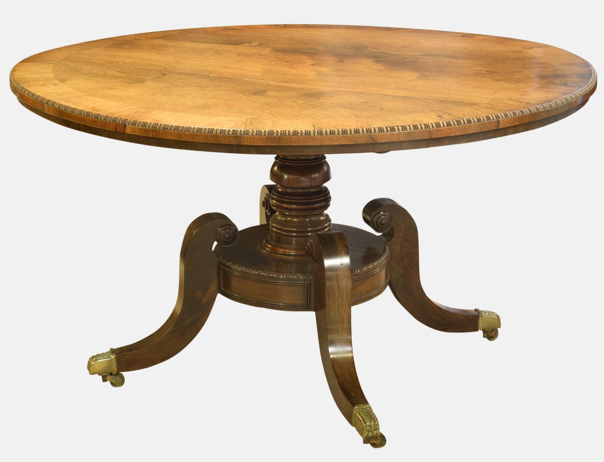 Regency Rosewood Circular Centre Table (1 of 1) Regency Rosewood Circular Centre Table (1 of 1)