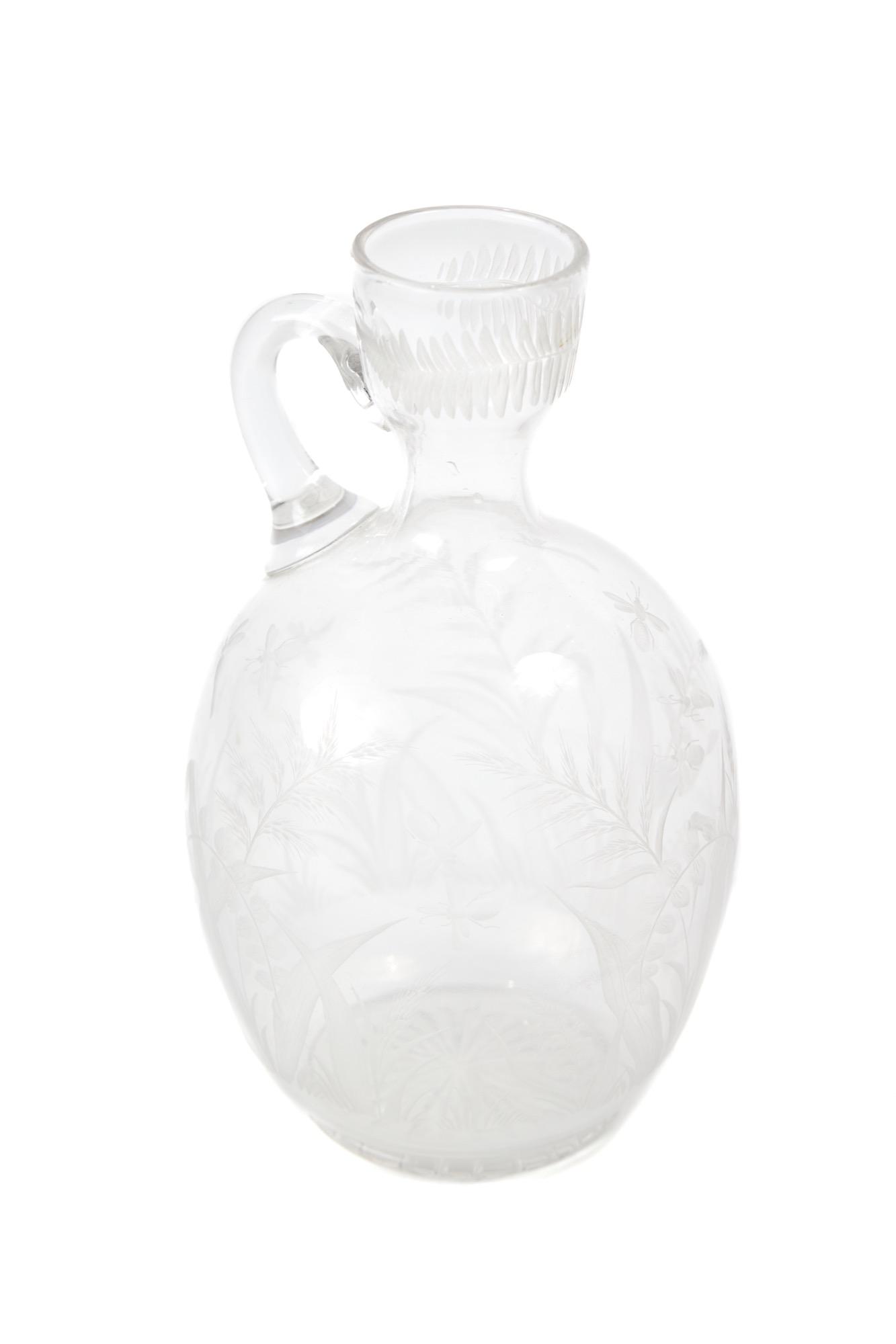 Antique 19th Century Engraved Jug (1 of 5)