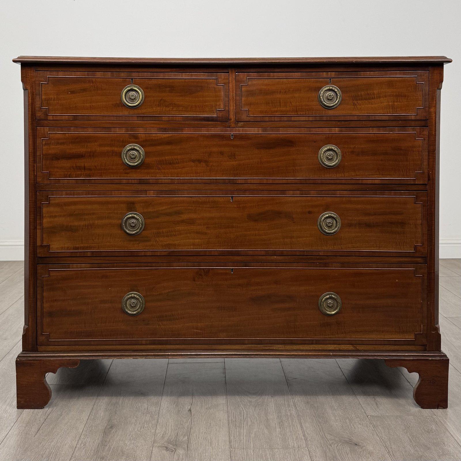Antique Georgian Style Chest of Drawers | Two Over Three | AF-6586 (1 of 11) Antique Georgian Style Chest of Drawers | Two Over Three | AF-6586 (1 of 11)