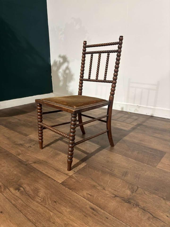 Victorian Mahogany Bobbin Leg Child's Chair (1 of 12)