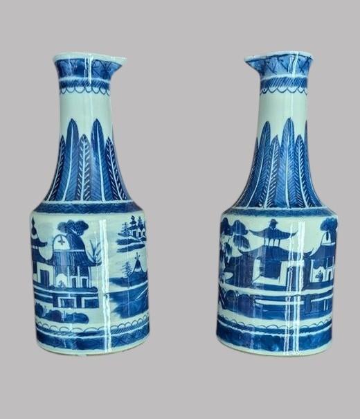 Pair of Chinese Qing Period Bottles (1 of 8)