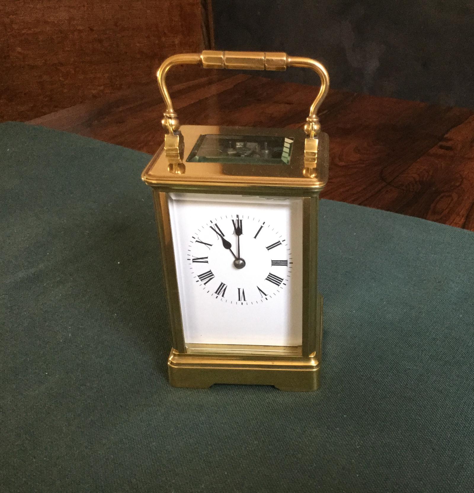 Early 20 Century Eight Day Striking Carriage Clock (1 of 3)