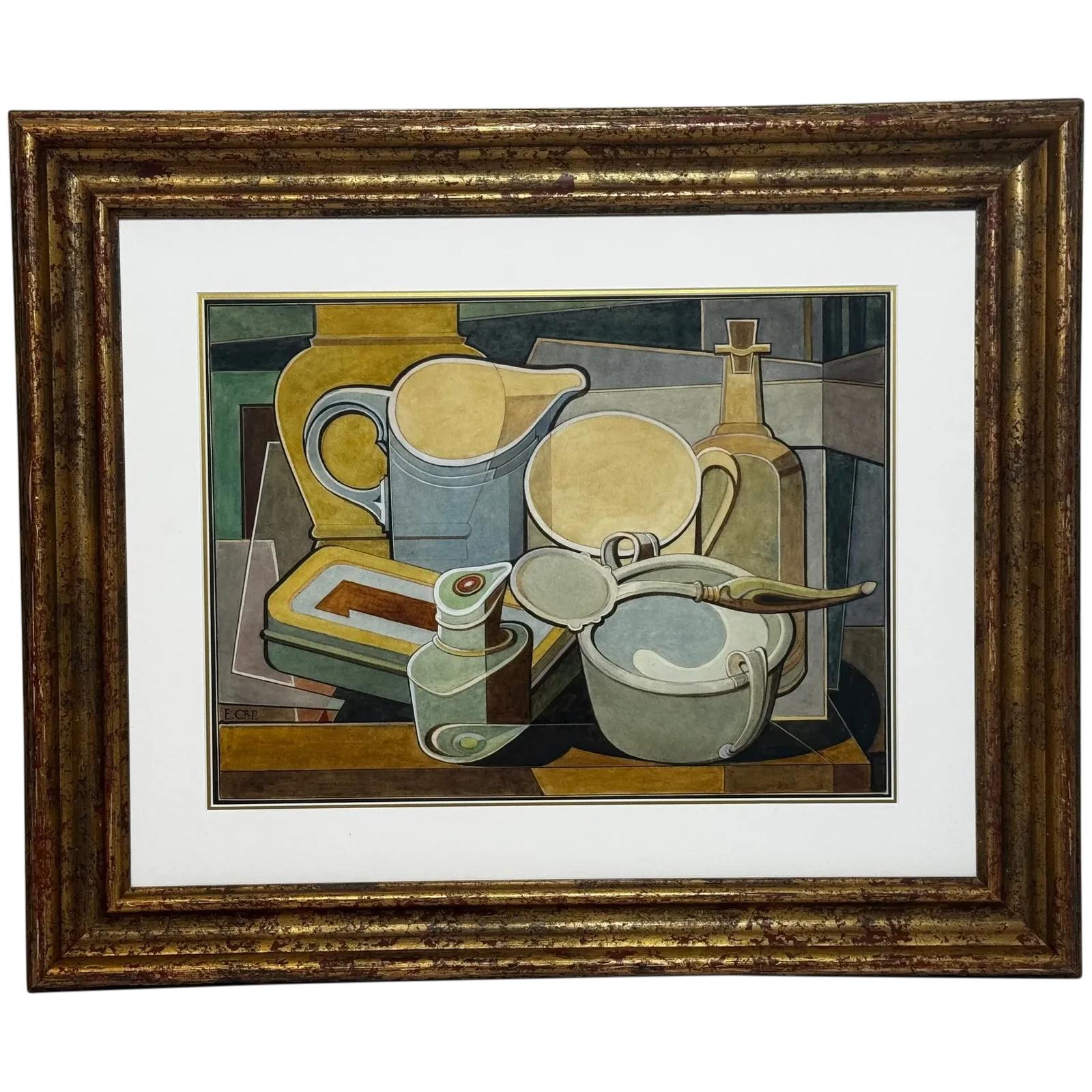 Harmony in Form: Edward Carter Preston’s Cubist Still Life, Domestic Kitchen Geometry Edward (1 of 56)