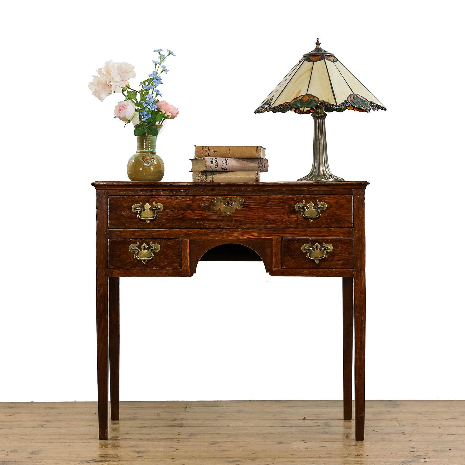 Antique Georgian Oak Lowboy Side Table (1 of 7) Antique Georgian Oak Lowboy Side Table (1 of 7)