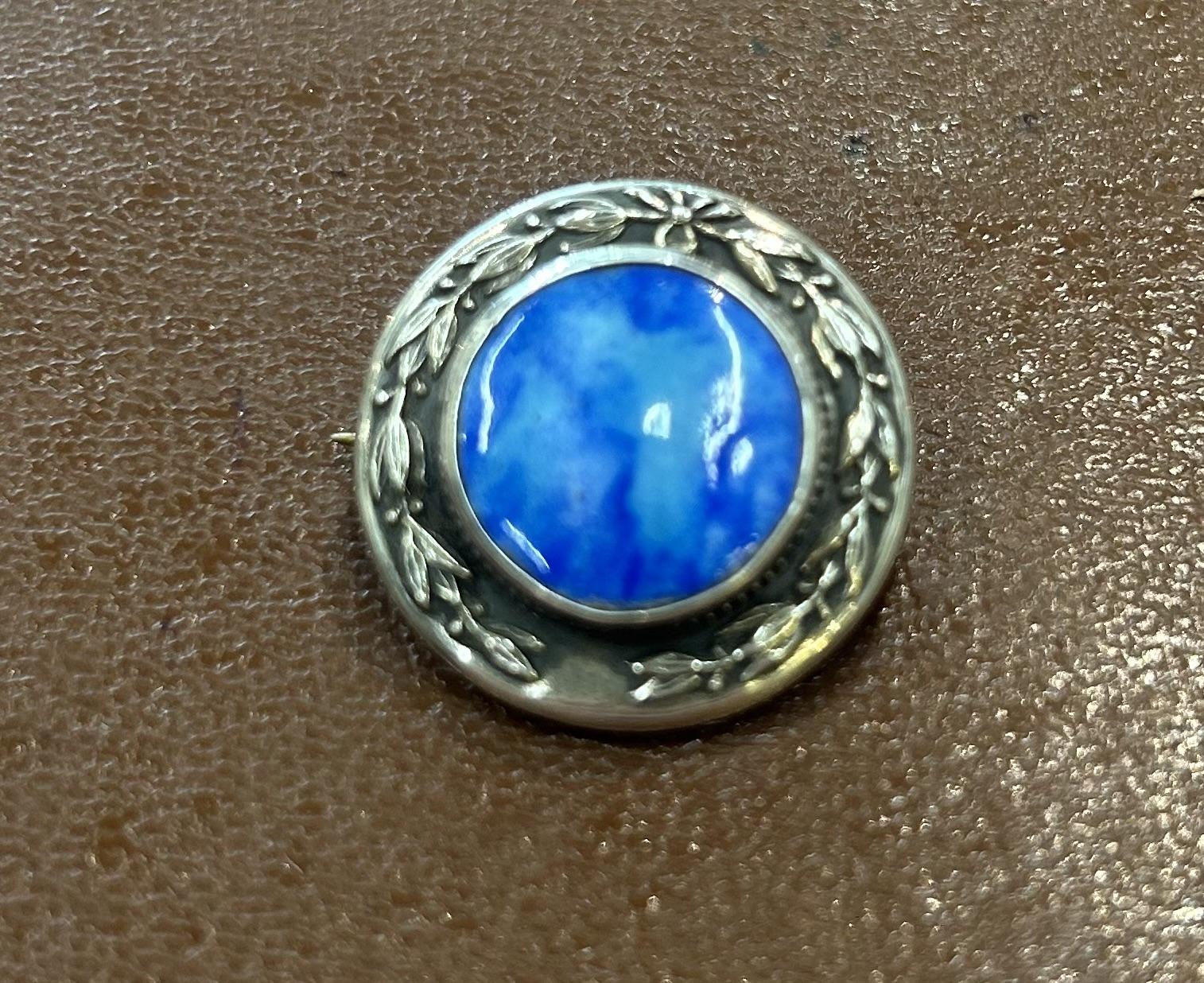 Silver & Enamel Brooch (1 of 2) Silver & Enamel Brooch (1 of 2)