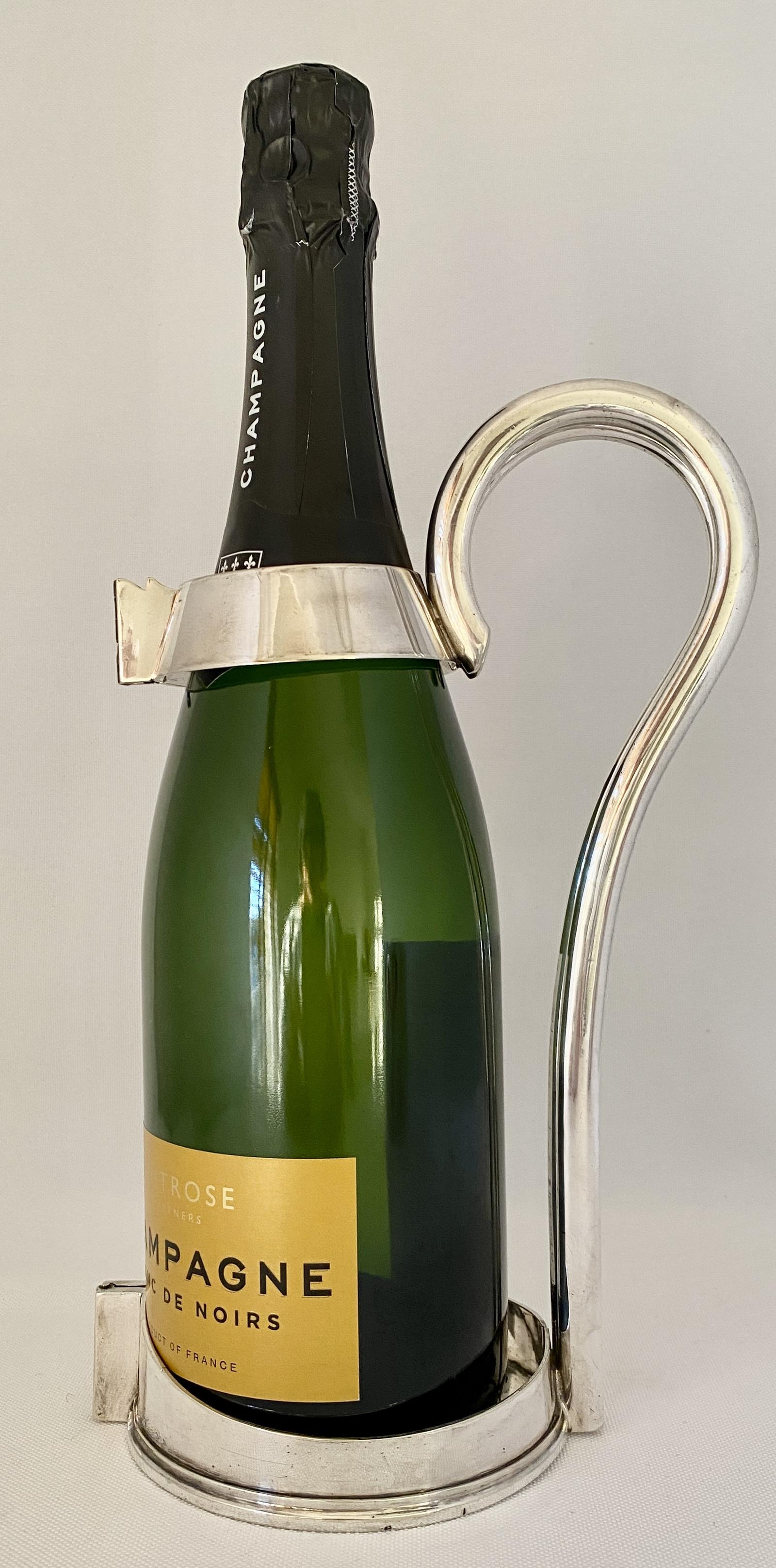 Mappin & Webb Bottle Holder Handle c.1910 (1 of 9)