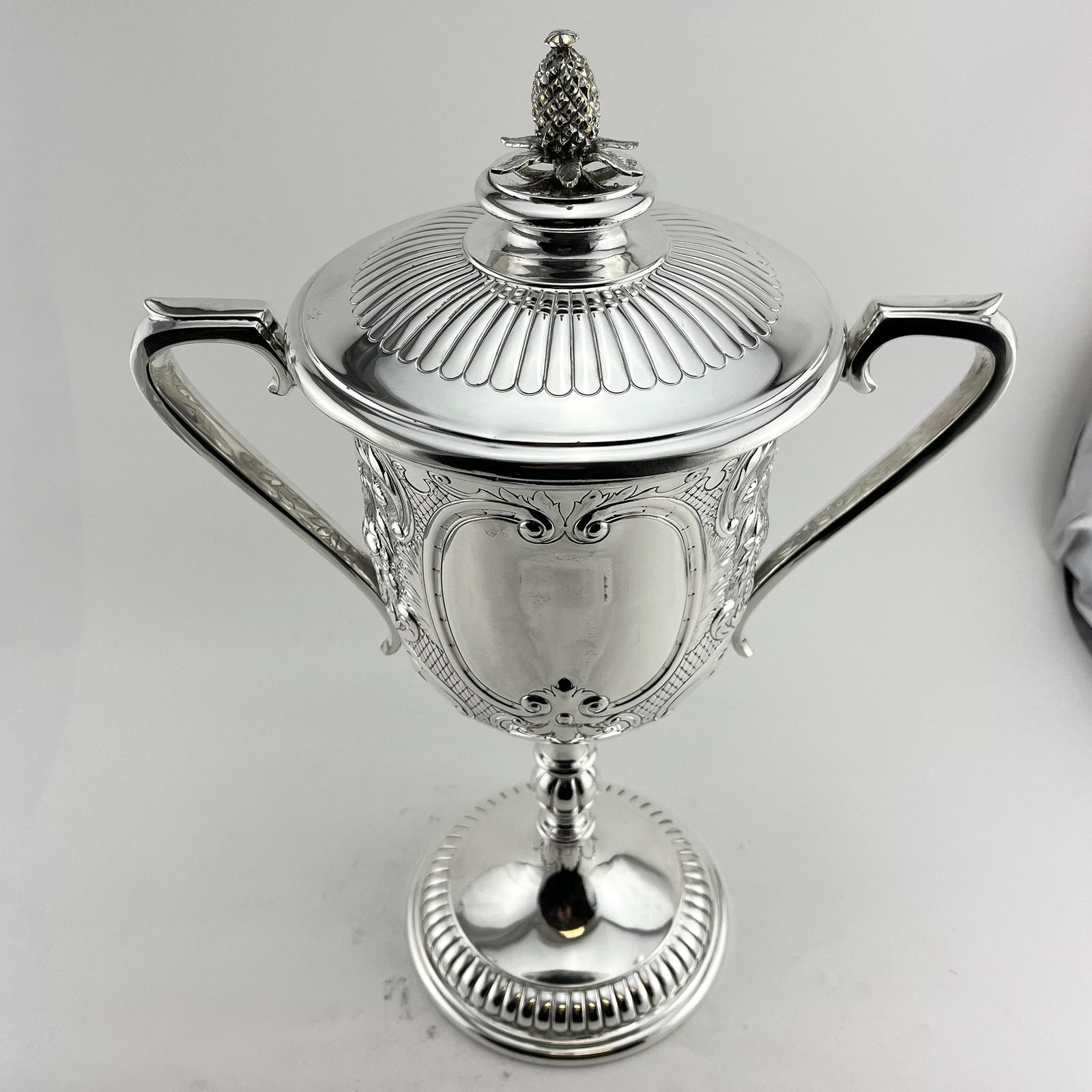 Large Impressive Victorian Silver Plated Lidded Trophy Cup (1 of 7) Large Impressive Victorian Silver Plated Lidded Trophy Cup (1 of 7)