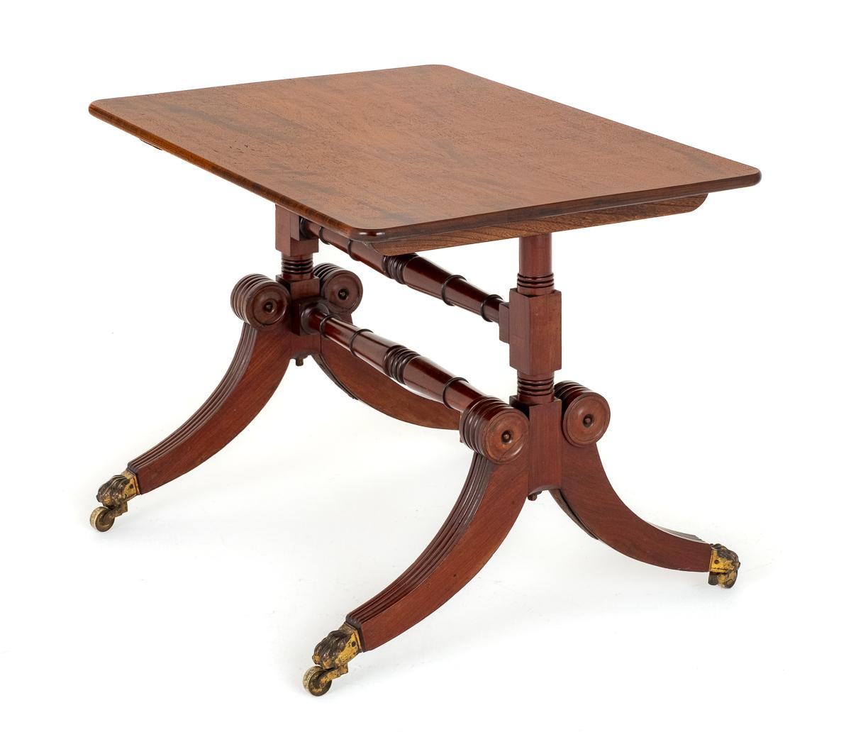 Regency Revival Mahogany Coffee Table Table (1 of 5)