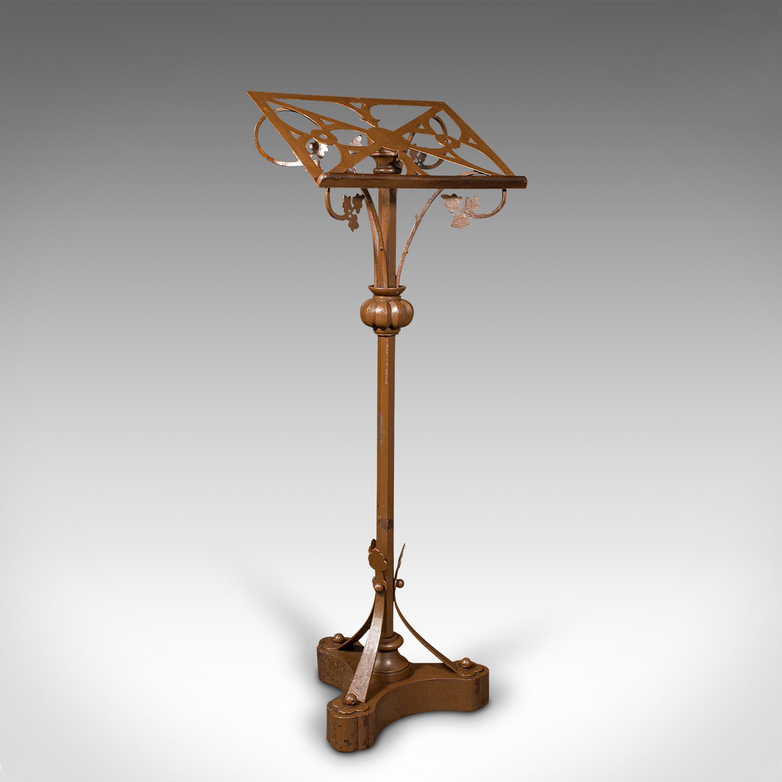 Antique Maitre D' Stand, Continental, Lectern, Easel, Art Nouveau, Victorian (1 of 12)