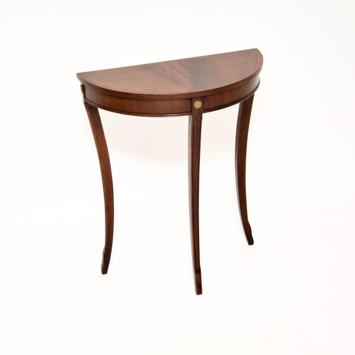 Antique Regency Style Mahogany Console Table (1 of 7) Antique Regency Style Mahogany Console Table (1 of 7)