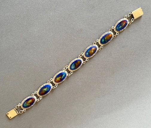 Art Nouveau Silver & Enamel Bracelet (1 of 6) Art Nouveau Silver & Enamel Bracelet (1 of 6)