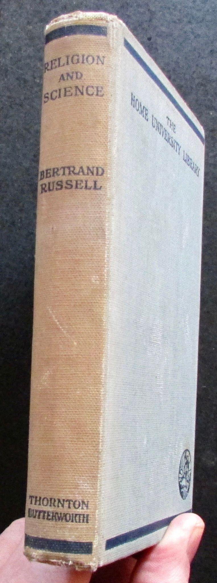 1935 Rare 1st Edition  Religion & Science by Bertrand Russell (1 of 4)