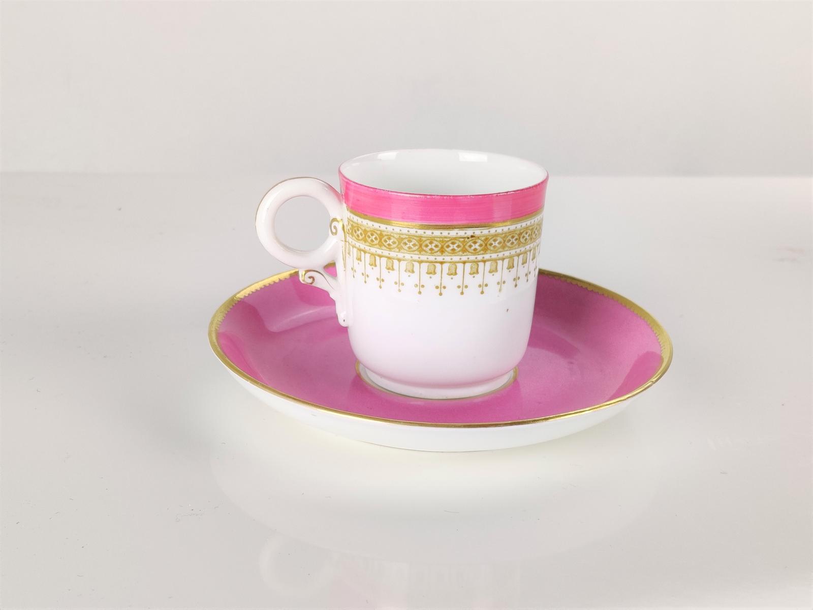 Worcester Coffee Can & Saucer (1 of 6)