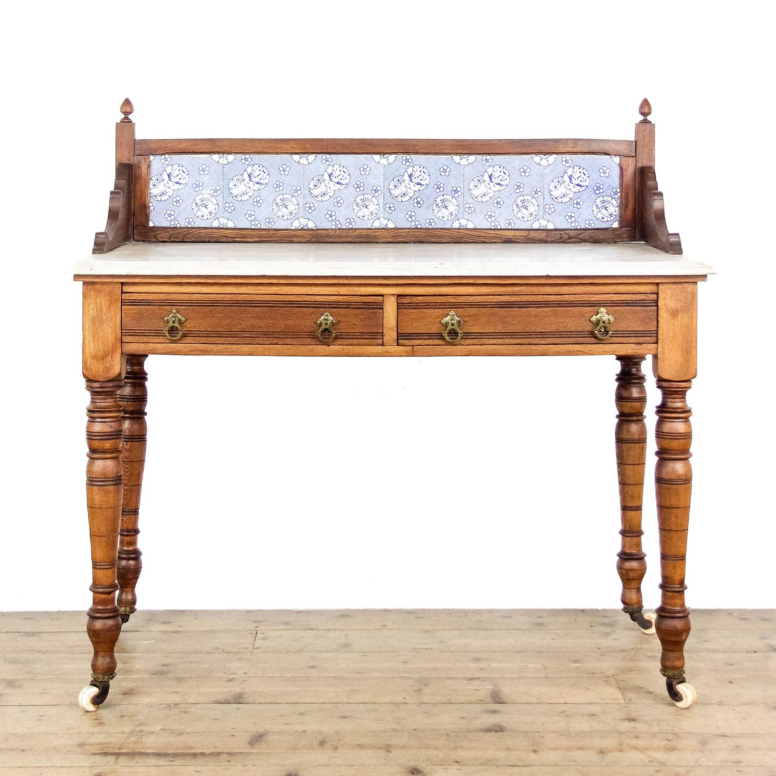 Antique Victorian Ash and Marble Aesthetic Style Washstand (1 of 11) Antique Victorian Ash and Marble Aesthetic Style Washstand (1 of 11)