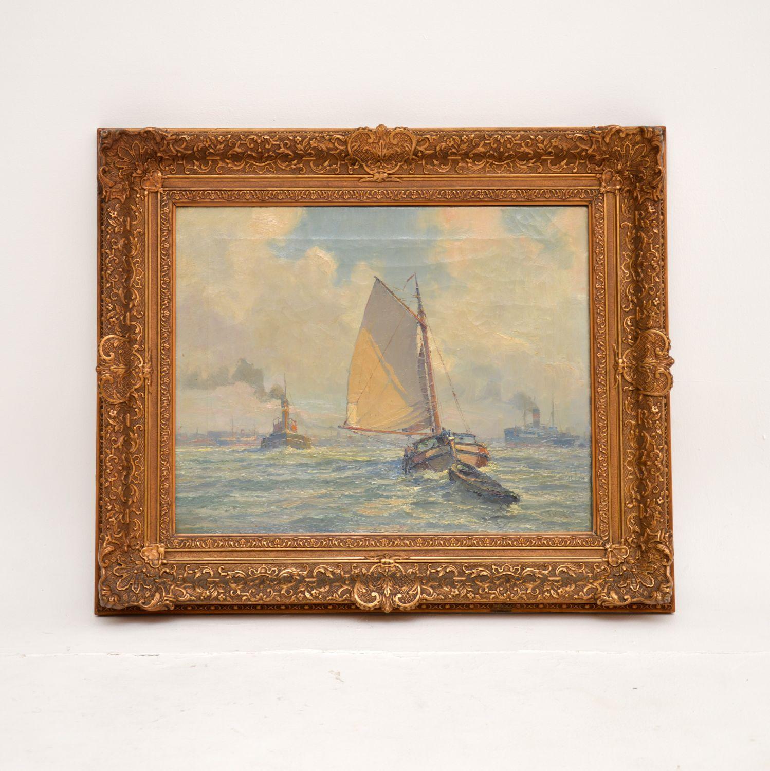 Antique Oil Painting on Canvass by Gerard Wiegman (1875-1964) (1 of 9) Antique Oil Painting on Canvass by Gerard Wiegman (1875-1964) (1 of 9)