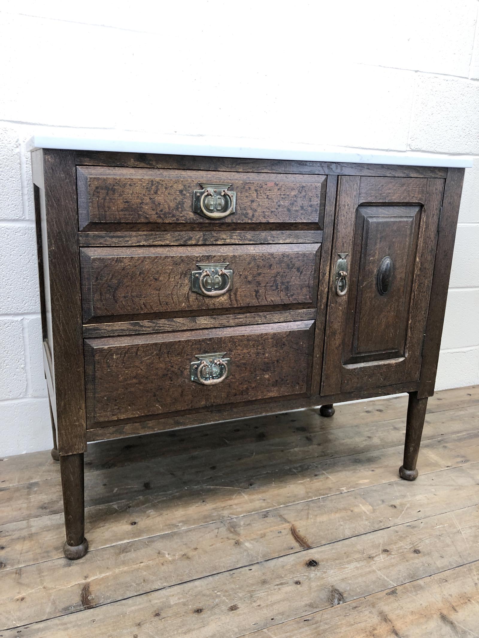 Antique Marble Topped Washstand (1 of 7) Antique Marble Topped Washstand (1 of 7)