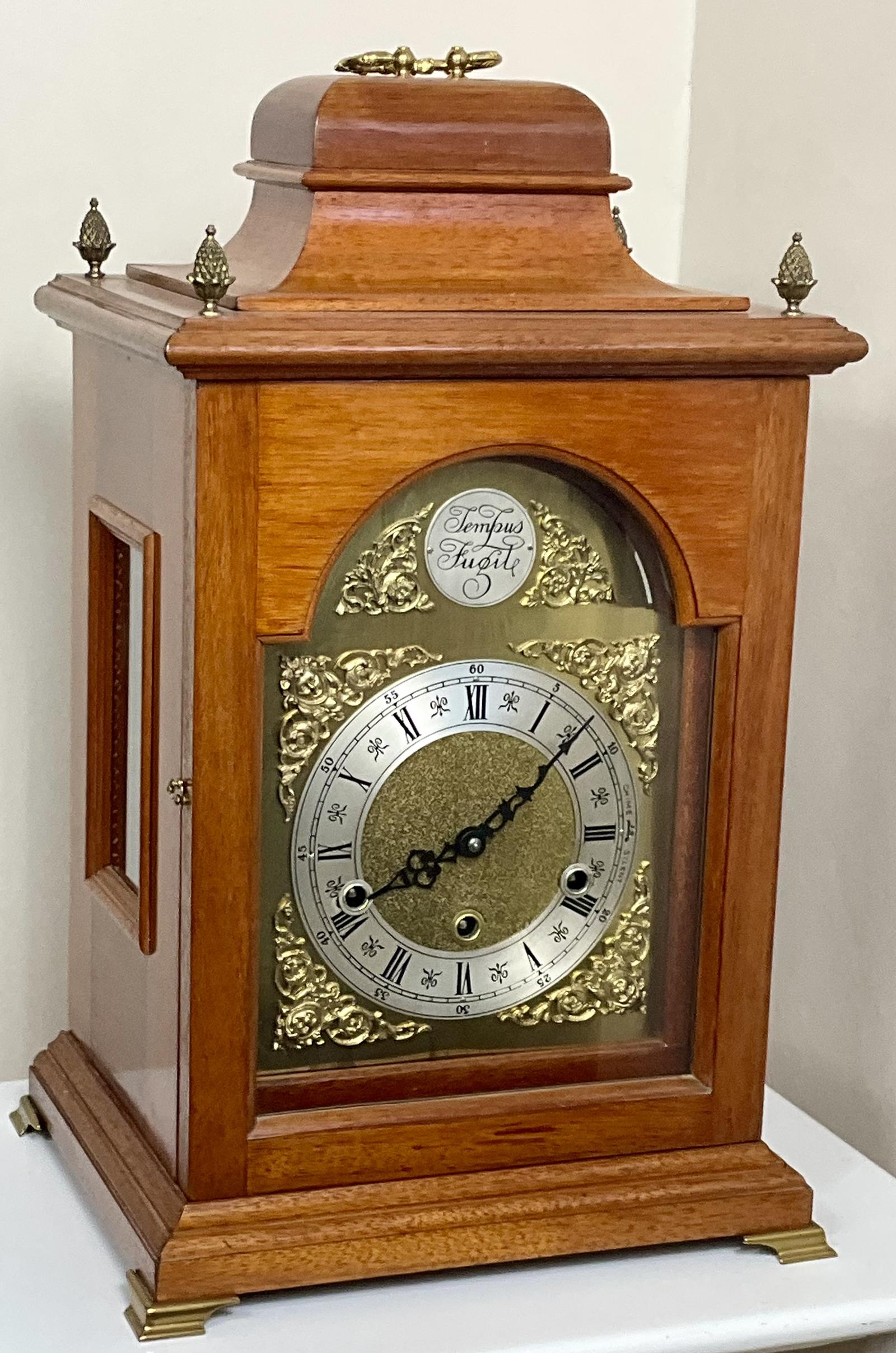 9 Bell Musical Kieninger 4 Glass Bracket Clock (1 of 10)