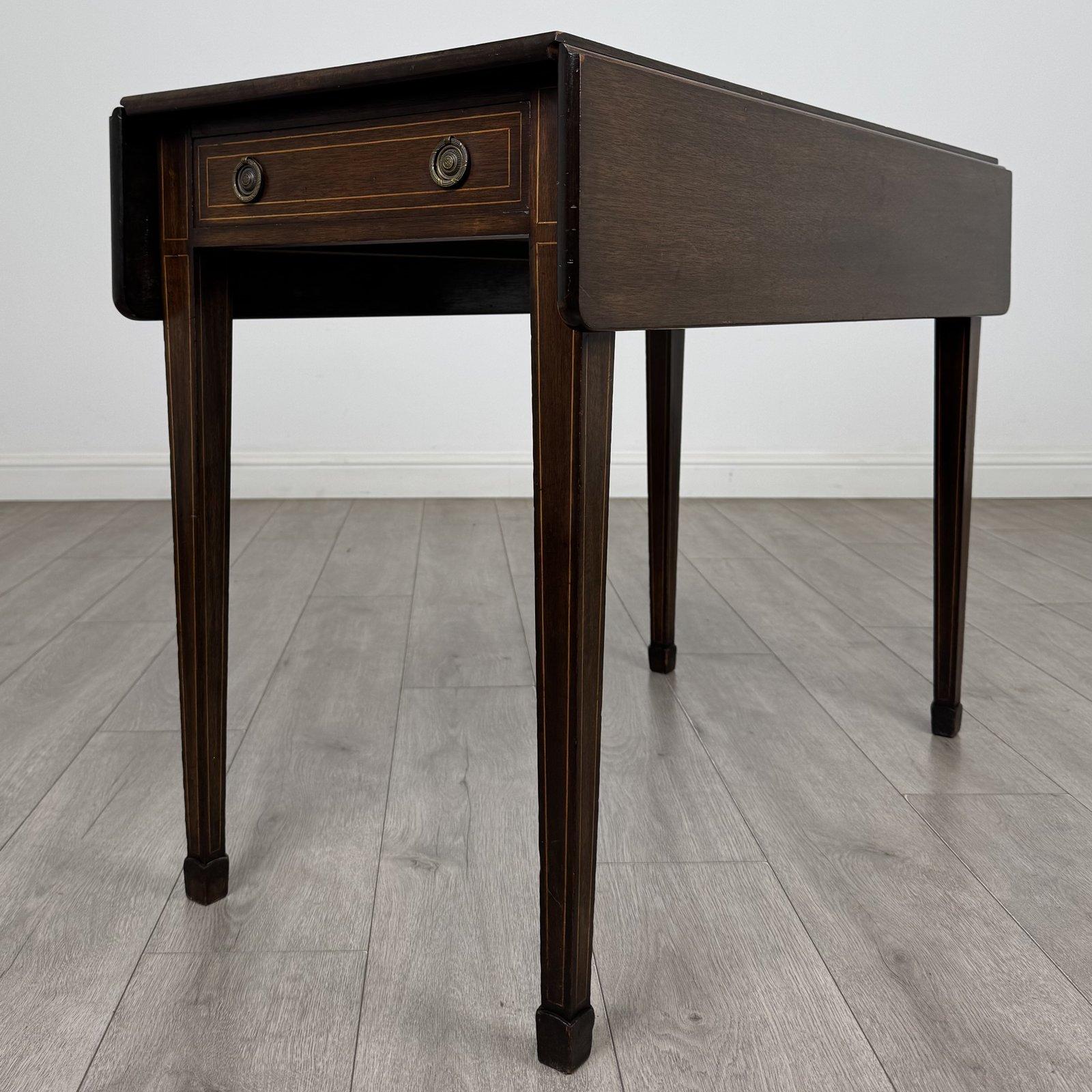 Antique Georgian Style Mahogany Pembroke Table | Spade Feet | AF-6483 (1 of 13) Antique Georgian Style Mahogany Pembroke Table | Spade Feet | AF-6483 (1 of 13)