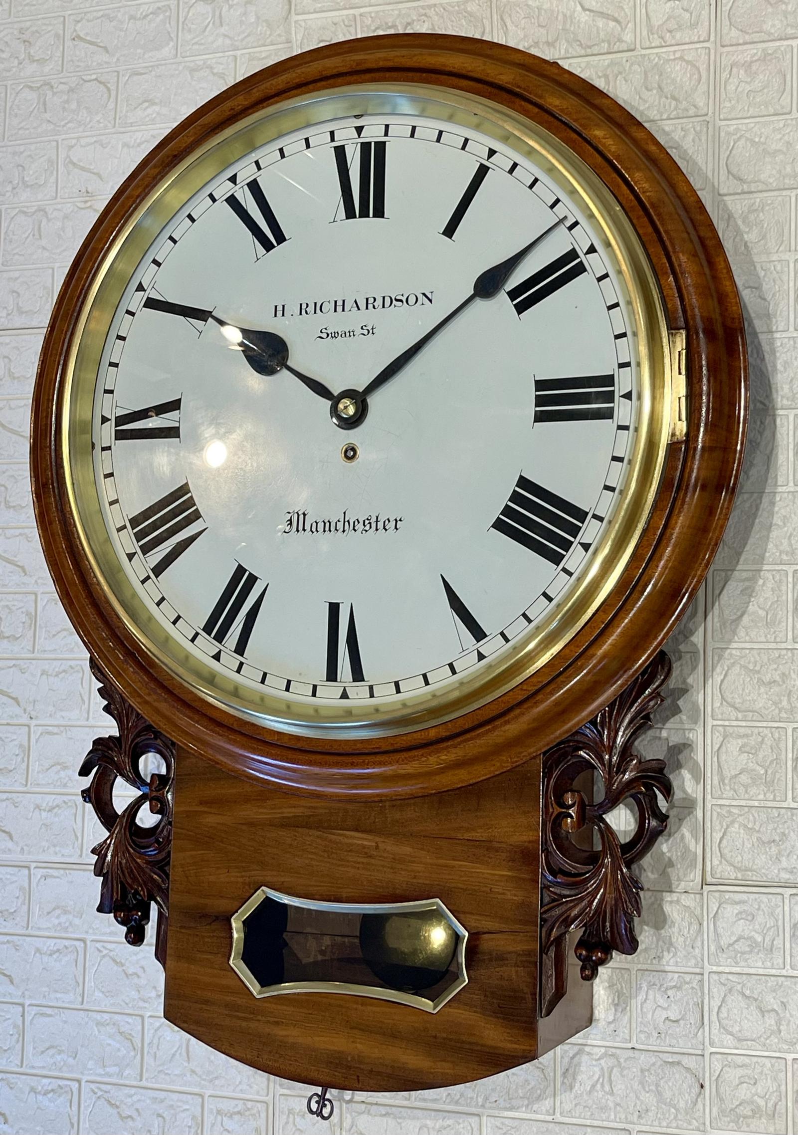Large Oak Fusee Drop Dial Clock - Magnificent (1 of 11) Large Oak Fusee Drop Dial Clock - Magnificent (1 of 11)