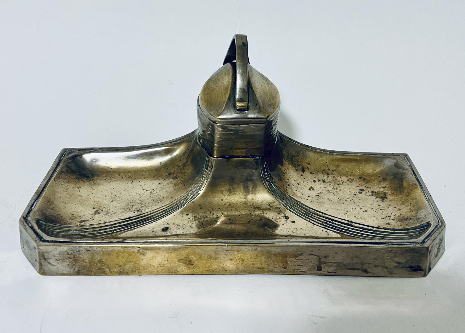 Art Nouveau Silver Plated Desk Stand (1 of 13)