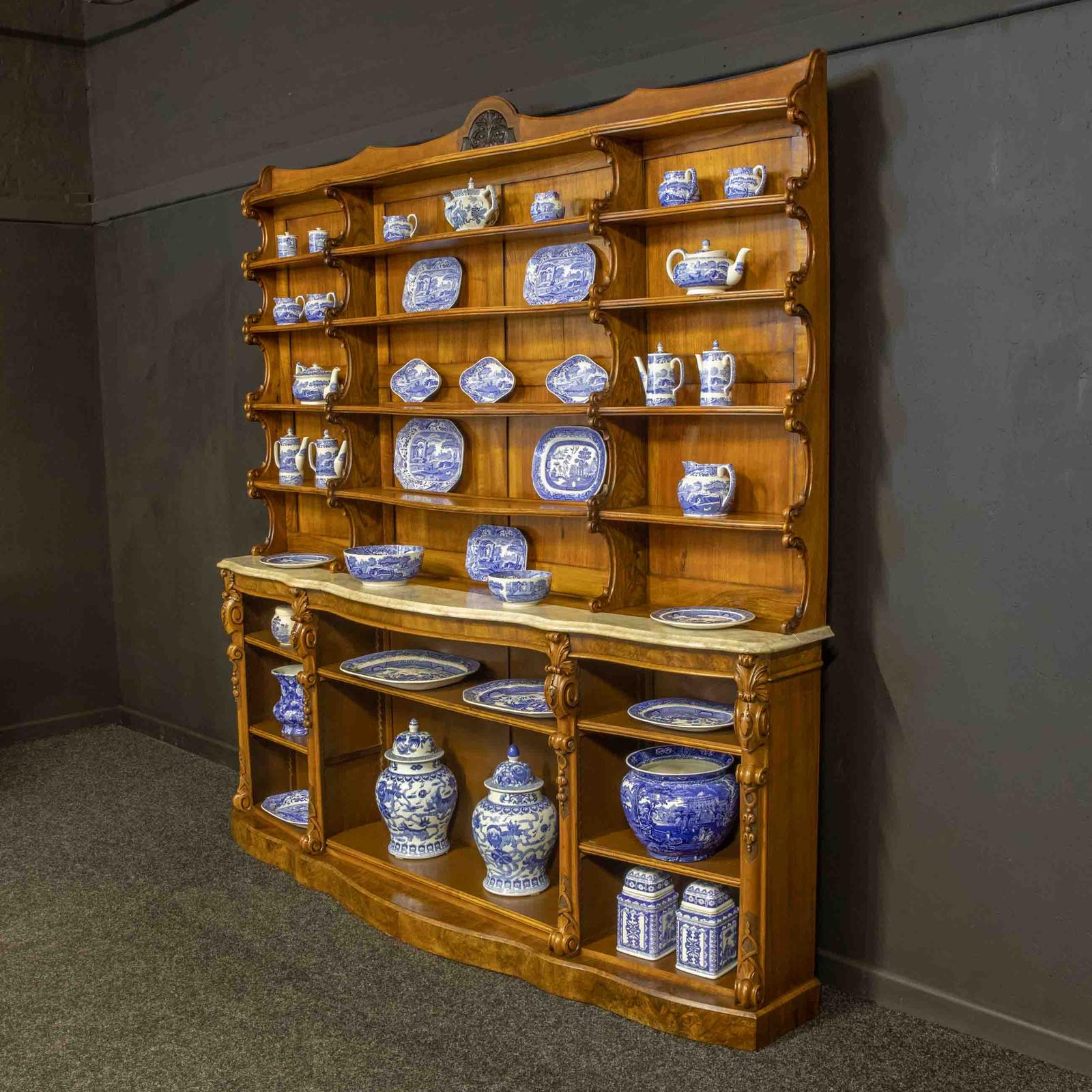 Victorian Walnut Display Bookcase (1 of 17)