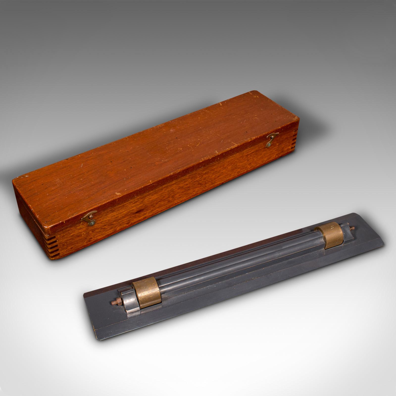 Antique Draughtsman's Rolling Ruler, English, Cartographer's Instrument, Stanley (1 of 12)