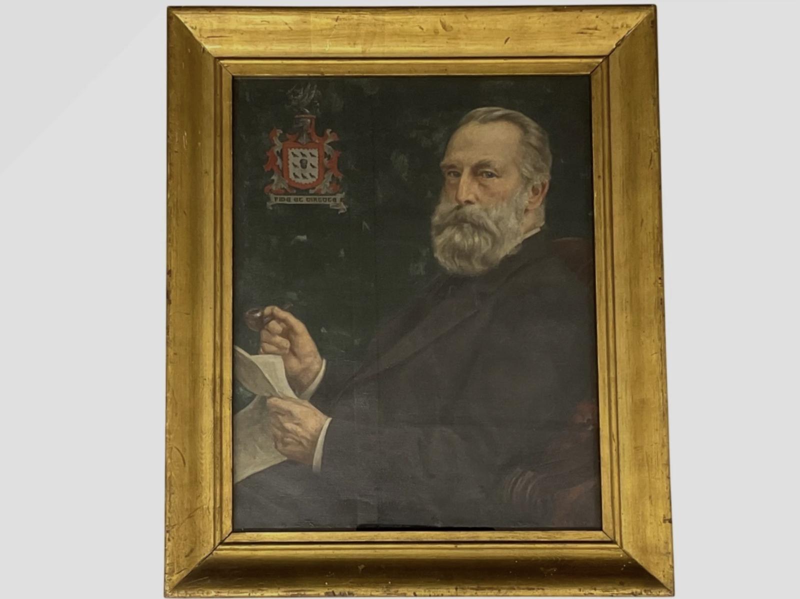 Oil On Canvas Portrait Painting Of A Gentleman By Agnes Clara Tatham 1893-1972 (1 of 7) Oil On Canvas Portrait Painting Of A Gentleman By Agnes Clara Tatham 1893-1972 (1 of 7)