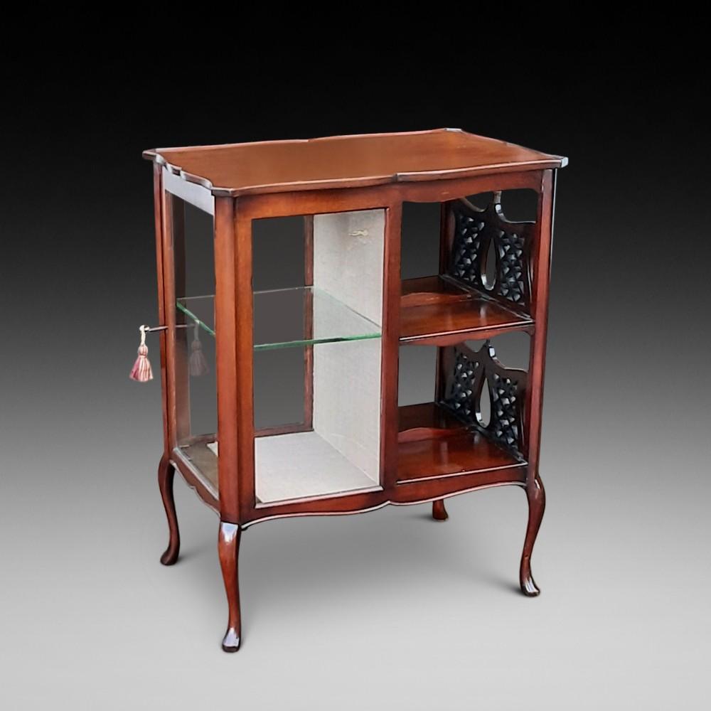 Edwardian Mahogany Display Table Cabinet (1 of 5)