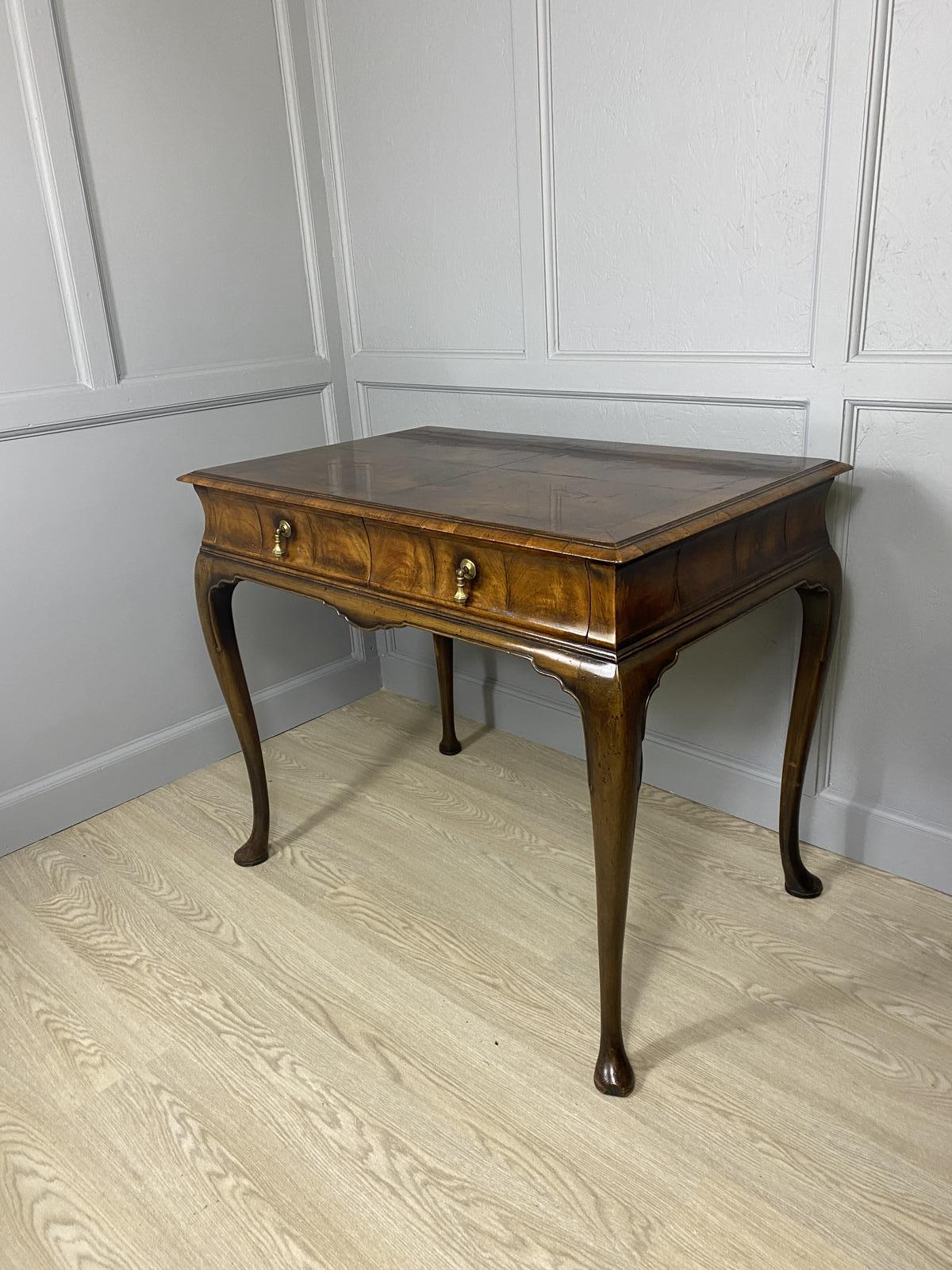 Edwardian Walnut Writing Table (1 of 9) Edwardian Walnut Writing Table (1 of 9)