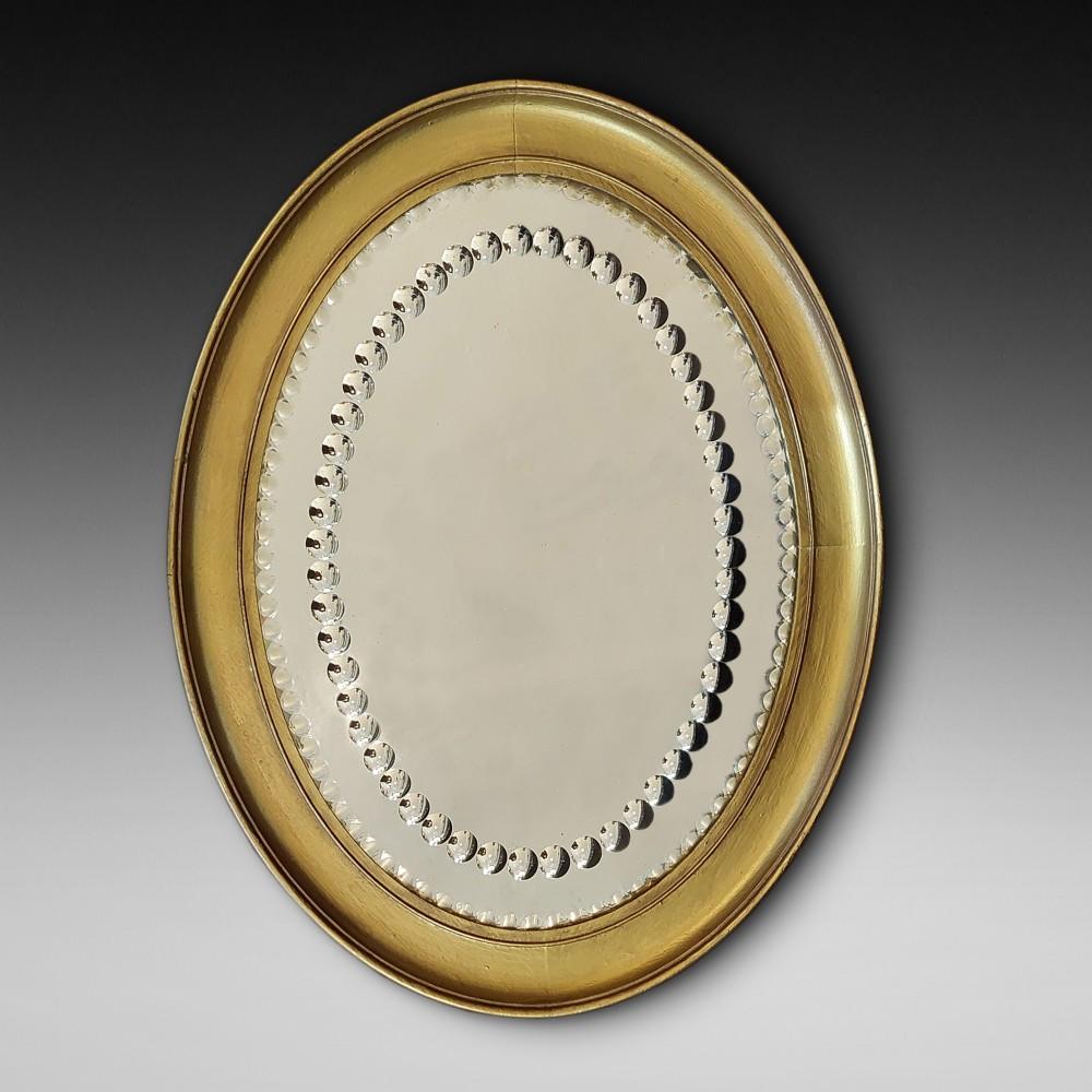 Late 19th Century Oval Sorcerers Hanging Mirror (1 of 3) Late 19th Century Oval Sorcerers Hanging Mirror (1 of 3)