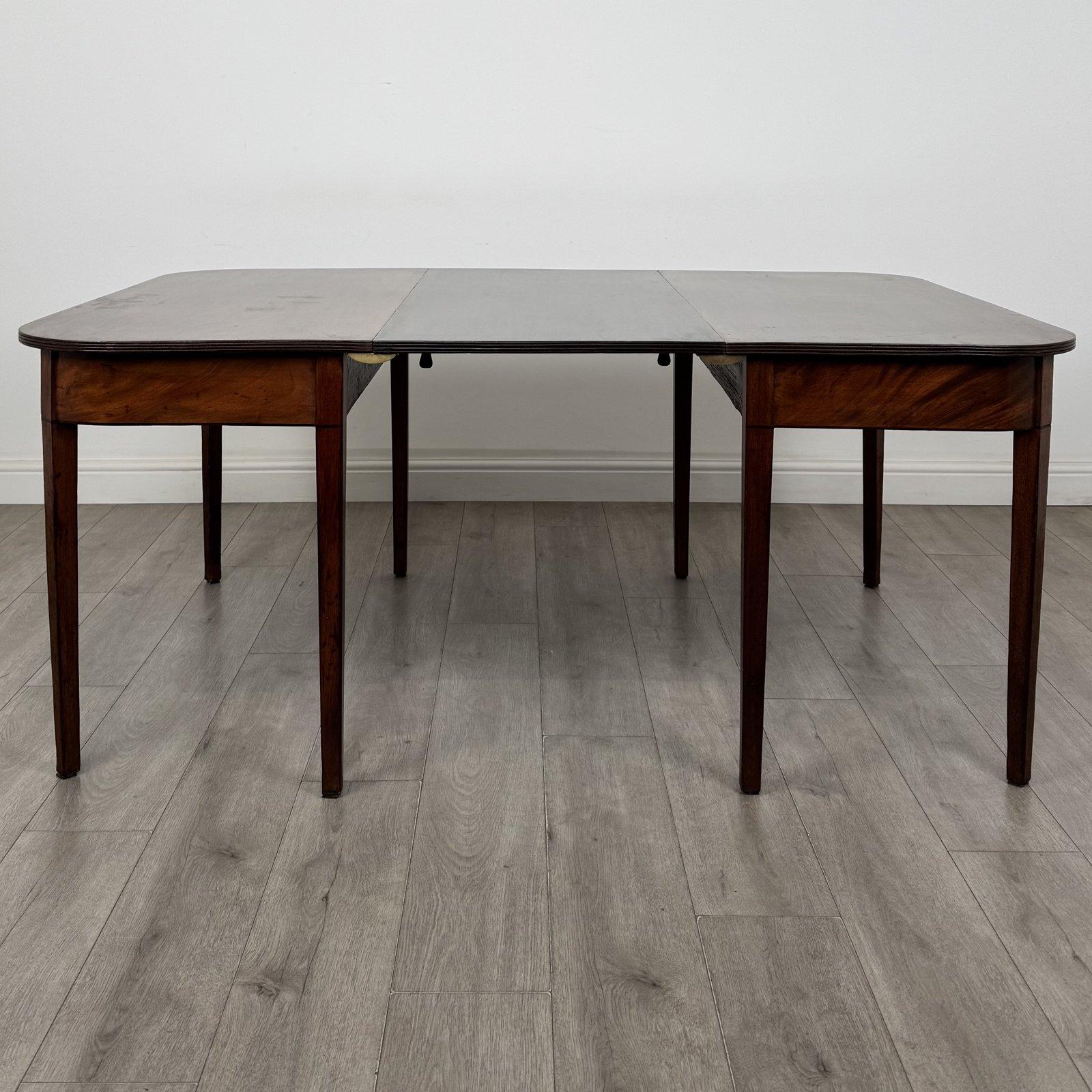 Antique Georgian Mahogany D End Dining Table | Extending | AF-6686 (1 of 9) Antique Georgian Mahogany D End Dining Table | Extending | AF-6686 (1 of 9)