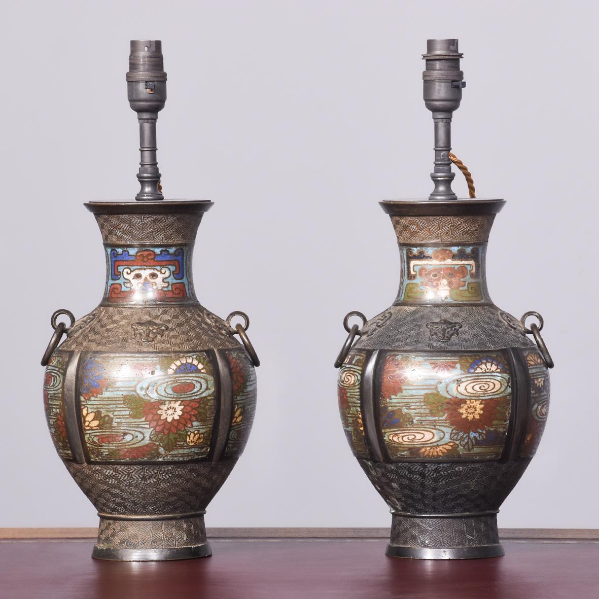 Pair of Qing Dynasty Bronze Lamps (1 of 11) Pair of Qing Dynasty Bronze Lamps (1 of 11)